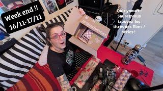 WEEK END VLOG  Colis paquets cadeaux rangement gâteau quiz [upl. by Tiphane]