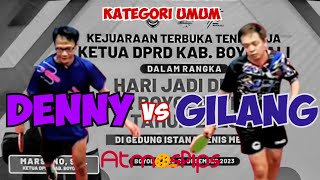 DENNY Pantisuko vs GILANG MAULANA GMO Sport 🏓🏓 Pool 32 Umum  Piala Ketua DPRD Boyolali 2023 [upl. by Kirima330]