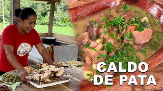 Caldo de pata con granos al estilo de Doña Viky [upl. by Ttegirb]