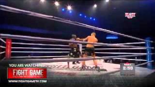 Nieky Holzken vs Carlos Tavares at Glory World Series in Charleroi [upl. by Male]