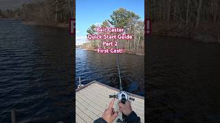 The ONLY Bait Caster Guide You NEED Part 2 First Casts shorts fishing bass [upl. by Annaej]