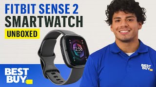 Fitbit Sense 2 Advanced Health Smartwatch  Unboxed from Best Buy [upl. by Chinua847]