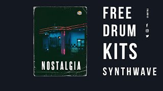 Free Synthwave Drum Kits 70 Samples  Preset [upl. by Bacon399]