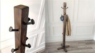 DIY Rustic Coat Rack Railroad Spikes [upl. by Navad]