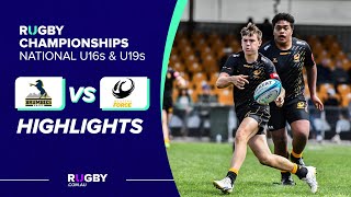 U16s ACT Brumbies v Western Force Highlights  National Rugby Championship Round 1 [upl. by Ragan]