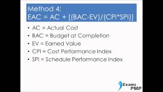 How to Calculate Estimate At Completion EAC [upl. by Teufert]