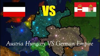 German Empire VS AustriaHungary Rise of Nations Roblox [upl. by Ylek]