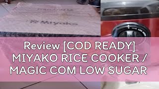 Review COD READY MIYAKO RICE COOKER  MAGIC COM LOW SUGAR RENDAH GULA MCM721 LST  MCM 721 LST [upl. by Aseela]