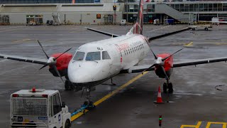 HD Loganair’s Saab 340 Farewell Tour  Full Flight  Glasgow to Glasgow  GLGNJ [upl. by Avid]