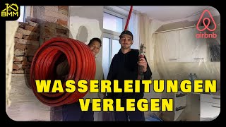 Teil 3 Neue Wasserleitungen  Unterputzdusche  Unterputzarmatur selbst verlegen [upl. by Aniaz]