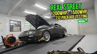 Precision Turbo  7675 7685 8385 2JZ Supra Package Dyno Testing  Real Street Performance [upl. by Wons214]