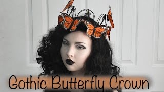 Making a Gothic Butterfly Crown [upl. by Anoyi952]