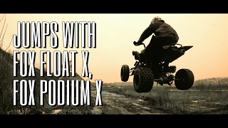 Yamaha Raptor 700 Jumps with FOX FOLAT X suspension [upl. by Introc930]