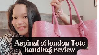 Aspinal of London Tote Bag Review amp What fits inside Mom Bag handbags [upl. by Lohse]