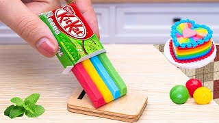 Best Miniature Chocolate Cake Decorating Ideas  Yummy Mini Rainbow KitKat Cake Dessert Video [upl. by Bower]