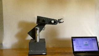 Robotic Arm Control via MATLAB [upl. by Ruff]