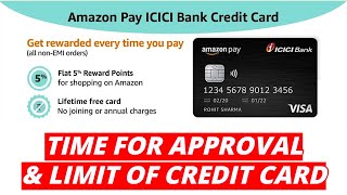 AmazonPay ICICI Credit Card Apply Process amp Time Taken for Approval [upl. by Assirak]