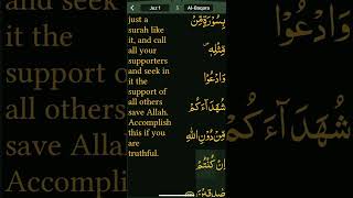 Read Qur’an everyday with Surah albakara verses 23 24 [upl. by Einnor]