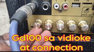 GD100 Bluetooth amplifier maganda nga ba sa vidioke [upl. by Norahs]