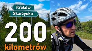 200 km na rowerze  Kraków  SkarżyskoKamienna [upl. by Kcireddor366]