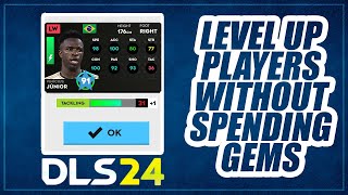 DLS24  HOW TO UPGRADE PLAYERS WITHOUT SPENDING GEMS  DREAM LEAGUE SOCCER 2024 [upl. by Aihcsrop613]