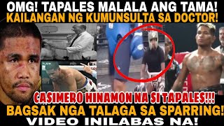 OMG CASIMERO TINDI NG RESBAK VIDEO SPARRING NILABAS NA BAGSAK NGA PALA TAPALES TUMAAS NA LIPAD [upl. by Mackler]