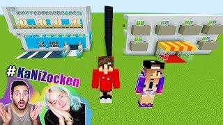 NINAS HOTEL vs KAANS HOTEL In welchem kann man Urlaub machen Minecraft Build Battle [upl. by Orhtej243]