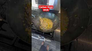 Yosukata Carbon Steel flat bottom Wok What an experience Best wok Ive ever used [upl. by Wilcox]