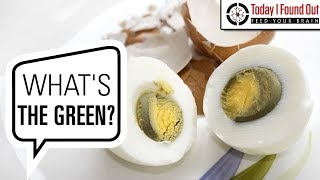 Why Does the Yolk of an Overcooked Hard Boiled Egg Turn Green [upl. by Aitekram]