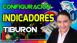 🔴 Opciones Binarias Configuración de Indicadores Estrategia Tiburón  IQ Option [upl. by Aleras900]