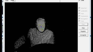 Testing Intel® RealSense™ SR300 face tracker [upl. by Cleasta114]