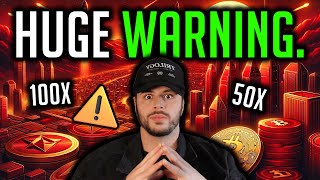 ⚠️ MOST IMPORTANT CRYPTO WARNING YET DO NOT MISS OUT ON 100X [upl. by Anowahs]