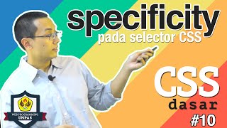 CSS Dasar  10  Specificity [upl. by Ycak]