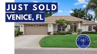 JUST SOLD in The Community of Southwood in Venice Florida  Sold for 490000 [upl. by Cerelly]