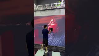 Wow The LED display fix was lightningfast ⚡ LEDVideoWall LEDDisplay shorts [upl. by Eiltan84]