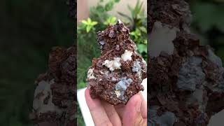 Siderite specimen combine with pink apatite dubanigems gemstones minerals [upl. by Nara14]