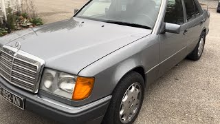 W124 oil change and air and fuel filter replacement [upl. by Aleacin981]