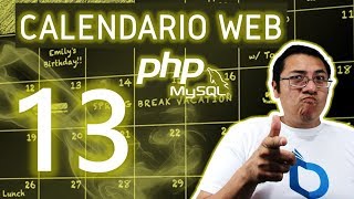 Calendario web con PHP y MySQL utilizando fullcalendar Video 13  Obtener información de la GUI [upl. by Neelya987]