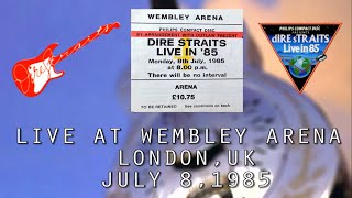 Dire Straits  07081985  Live at Wembley Arena London Fifth night Full concert Audio only [upl. by Ahsiela]