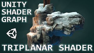 Unity Shader Graph Triplanar Shader Tutorial [upl. by Nobell]