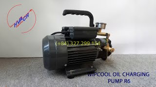 Wipcool R6 Electric Refrigeration Oil Charging Pump [upl. by Lilas]