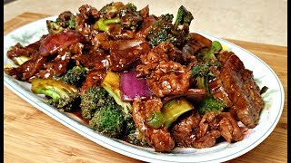 Beef and Broccoli Recipe  How To Make Beef and Broccoli  Chinese Take Out Recipe Idea [upl. by Aitnis]