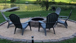 Fire Pit build at the Homestead [upl. by Allyn153]