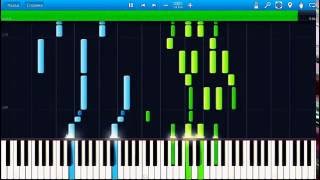 Hedwigs Theme  Harry Potter Piano Synthesia [upl. by Nawtna]