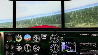 Redbird FMX Flight Simulator at Rockcliffe Flying Club [upl. by Flavian177]