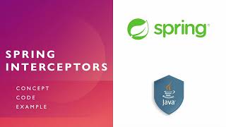 Spring Interceptors  Configure HandlerInterceptors  Explanation with Example [upl. by Obaza]