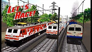 Indian Train Simulator  Custom  Solapur to Mumbai AMUL WAP5 Double Heading  Duronto [upl. by Aicella]