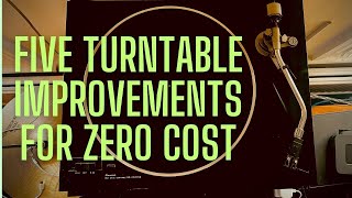 Five turntable sound improvements that cost nothing [upl. by Milzie719]