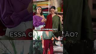 Como combinar cores de roupa vermelho e verde  combinaçãodecores dicademoda dicadeestilo [upl. by Nayb]