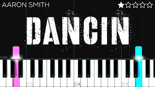 Aaron Smith  Dancin KRONO Remix  EASY Piano Tutorial [upl. by Regdirb221]